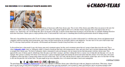 Desktop Screenshot of chaosintejas.com